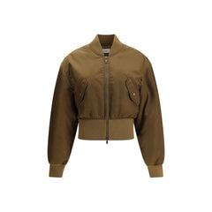 Saint Laurent Glossy nylon bomber Jacket