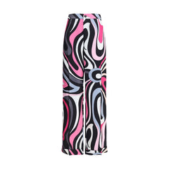 Emilio Pucci Marble print silk Pants