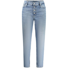 Calvin Klein Light Blue Cotton Women Jeans