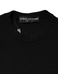 Dolce & Gabbana Black Long Sleeves Bodycon Sheath Dress
