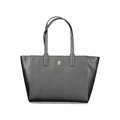 Tommy Hilfiger Black Recycled Polyester Women Handbag