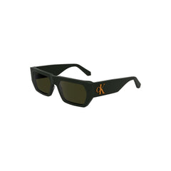 Calvin Klein Green Haircalf Men Sunglasses