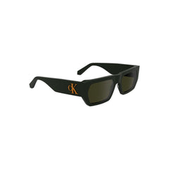 Calvin Klein Green Haircalf Men Sunglasses