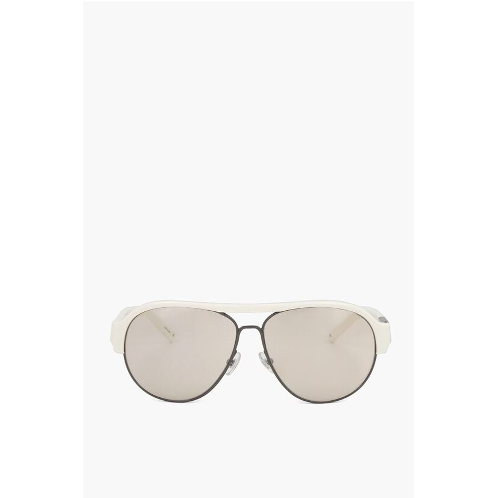 Linda Farrow White Haircalf Sunglass