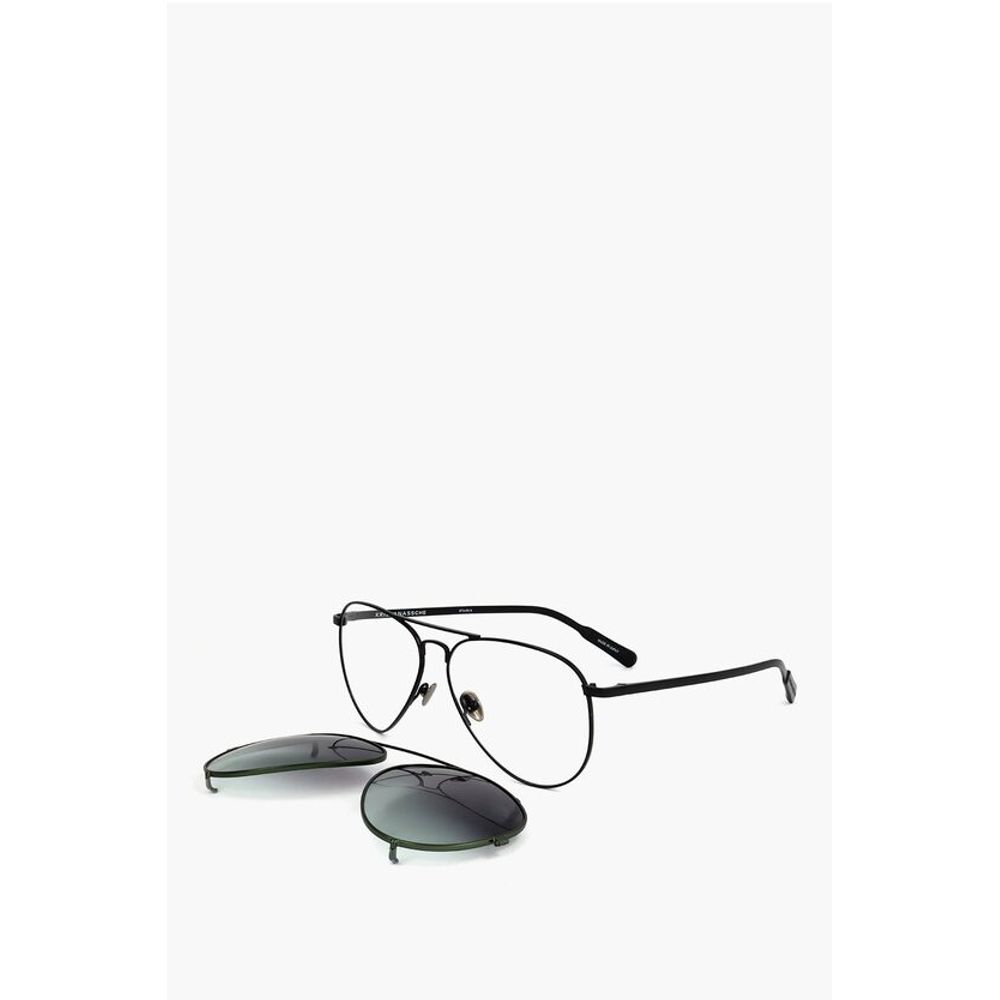 Linda Farrow Black Titanium Sunglass