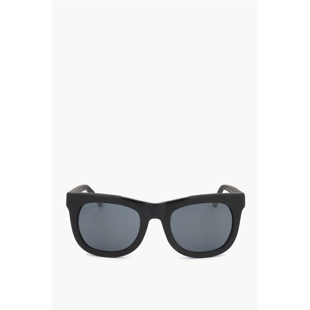 Linda Farrow Black Haircalf Sunglass