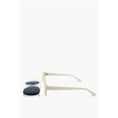 Linda Farrow Beige Haircalf Sunglass