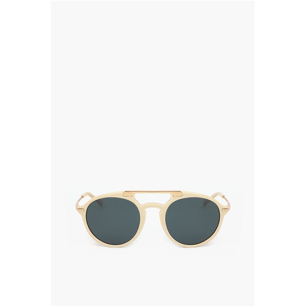 Linda Farrow Beige Haircalf Sunglass