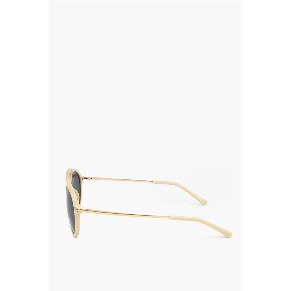 Linda Farrow Beige Haircalf Sunglass