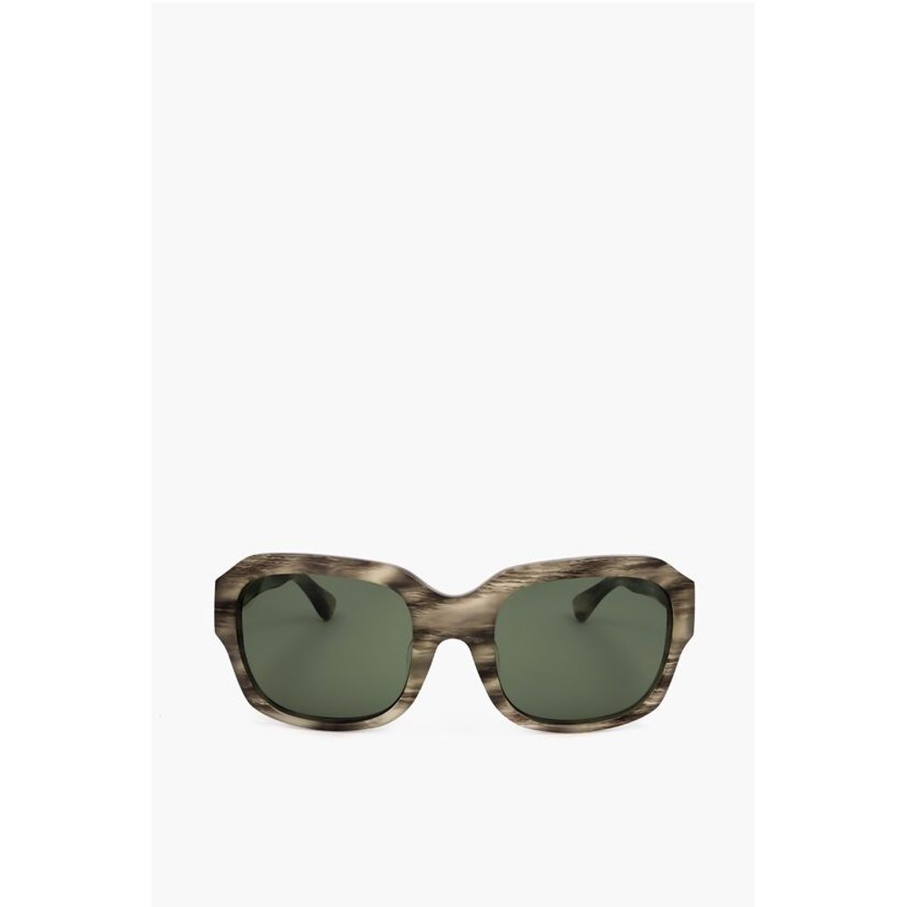 Linda Farrow Black And White Haircalf Sunglass