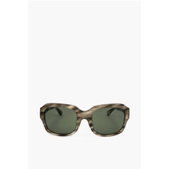 Linda Farrow Black And White Haircalf Sunglass