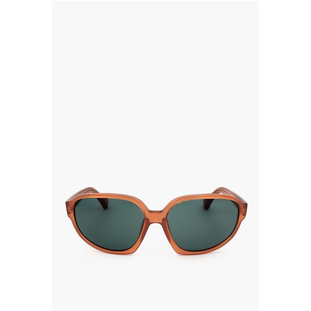 Linda Farrow Orange Haircalf Sunglass