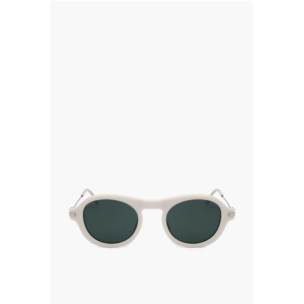 Linda Farrow White Haircalf Sunglass