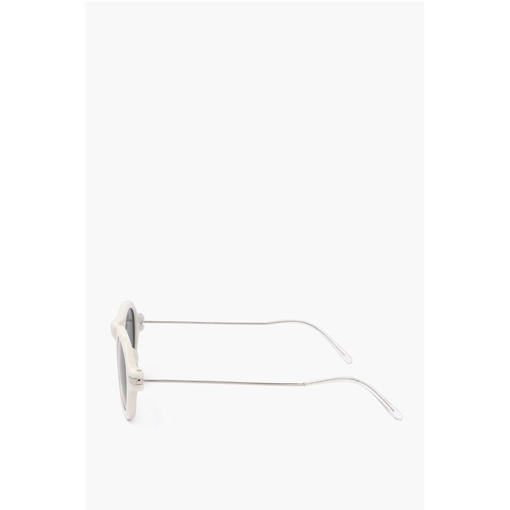 Linda Farrow White Haircalf Sunglass