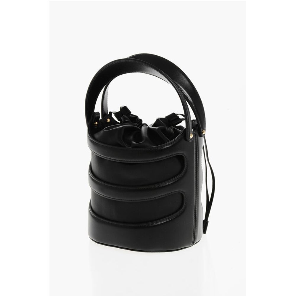 Alexander McQueen Black Calfskin Tote Bag