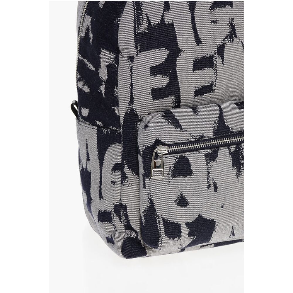 Alexander McQueen Blue Fiber Backpack