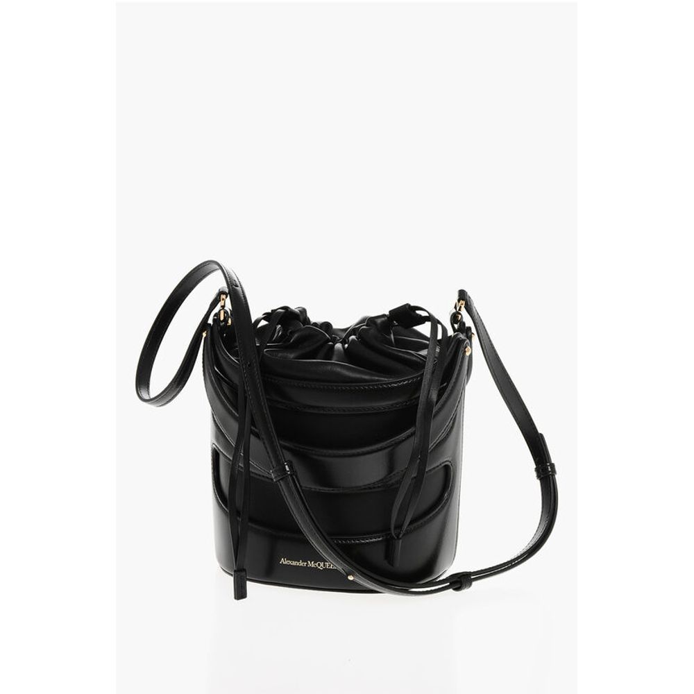 Alexander McQueen Black Calfskin Tote Bag