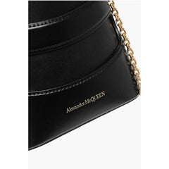 Alexander McQueen Black Calfskin Shoulder Bag