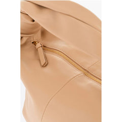 Bottega Veneta Beige Lambskin Tote Bag