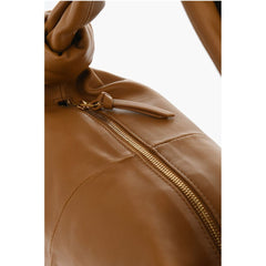 Bottega Veneta Brown Lambskin Tote Bag