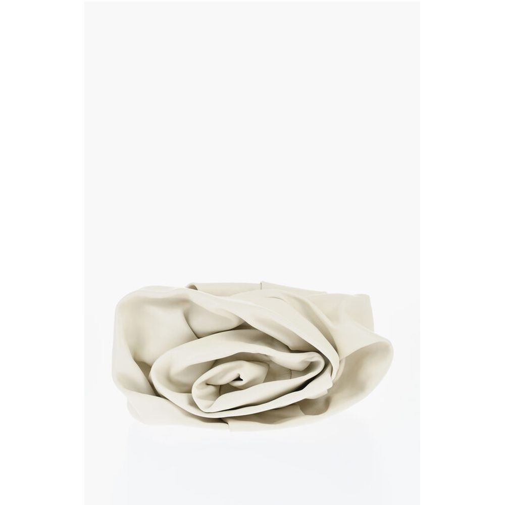 Burberry White Lambskin Clutch Bag