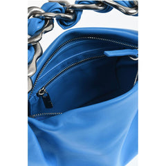 Burberry Blue Calfskin Shoulder Bag
