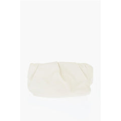 Burberry White Lambskin Clutch Bag