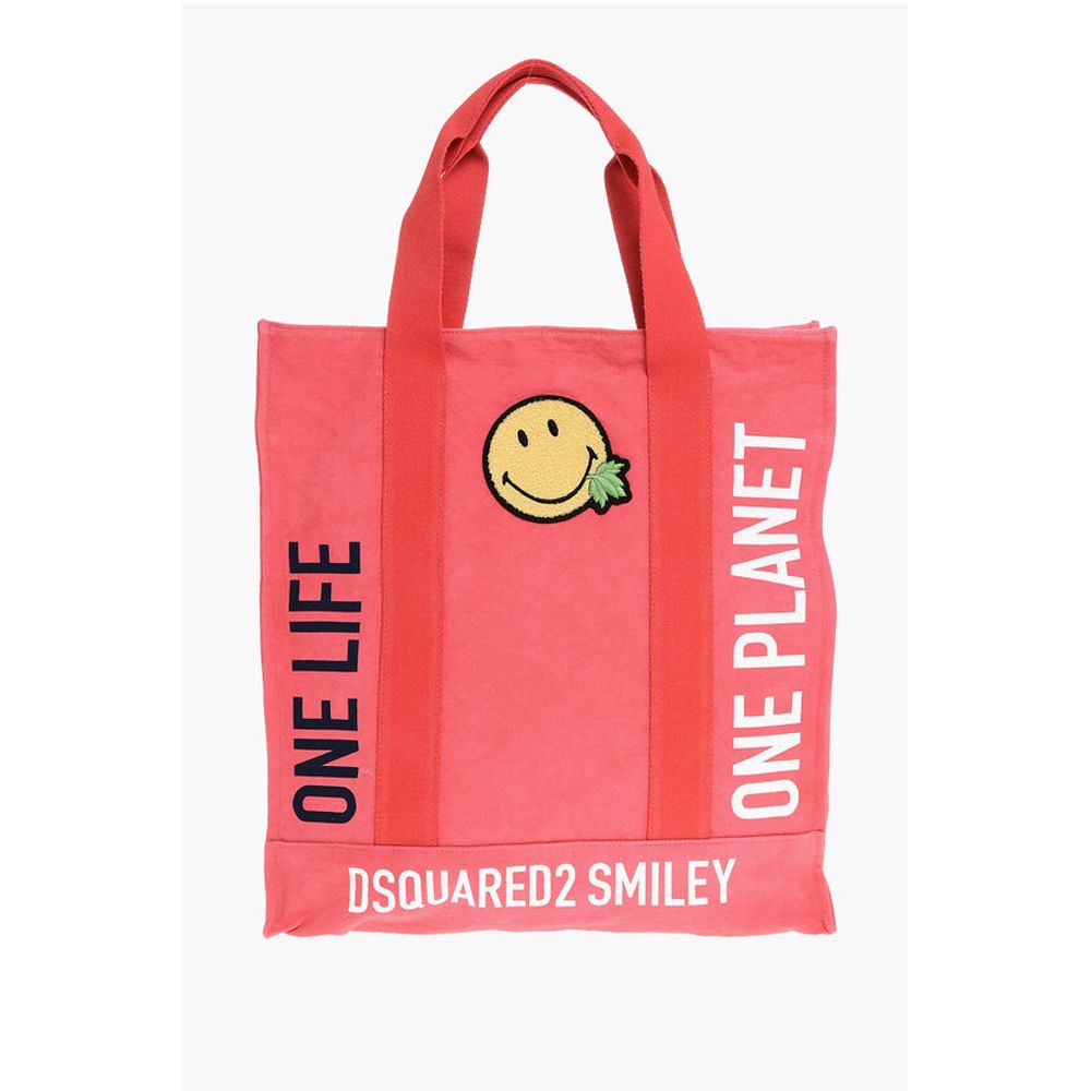 Dsquared² Multicolor Cotton Tote Bag