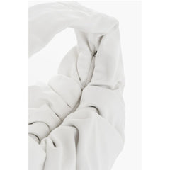 Bottega Veneta White Cowhide Tote Bag
