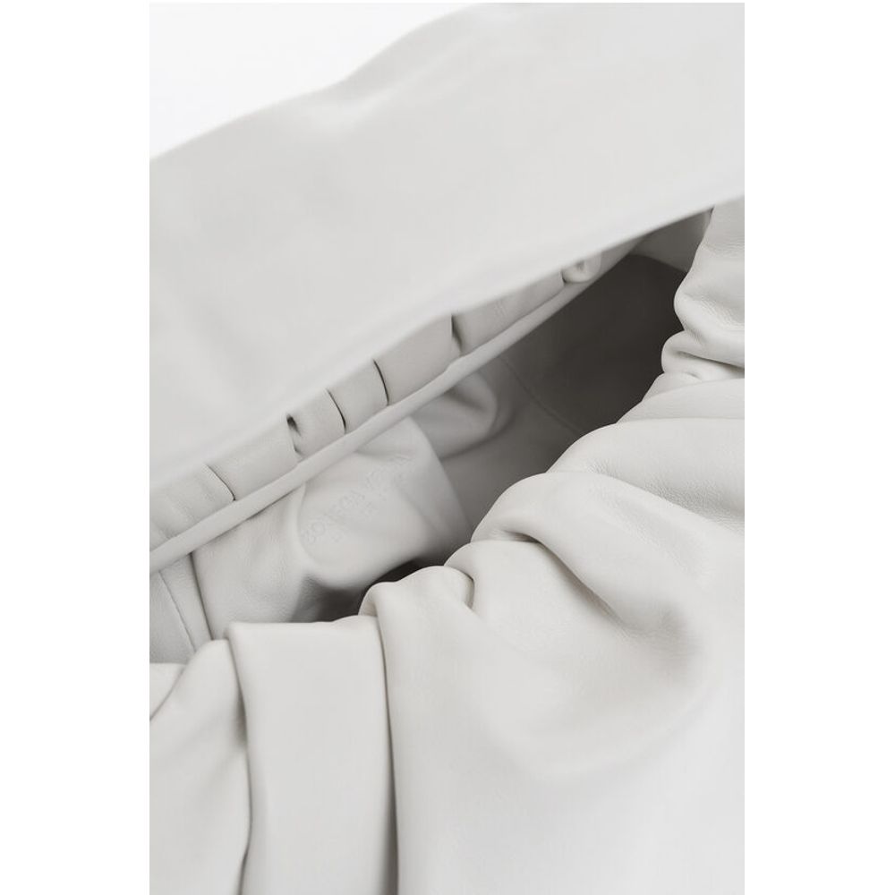 Bottega Veneta White Cowhide Tote Bag