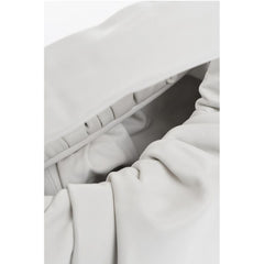 Bottega Veneta White Cowhide Tote Bag