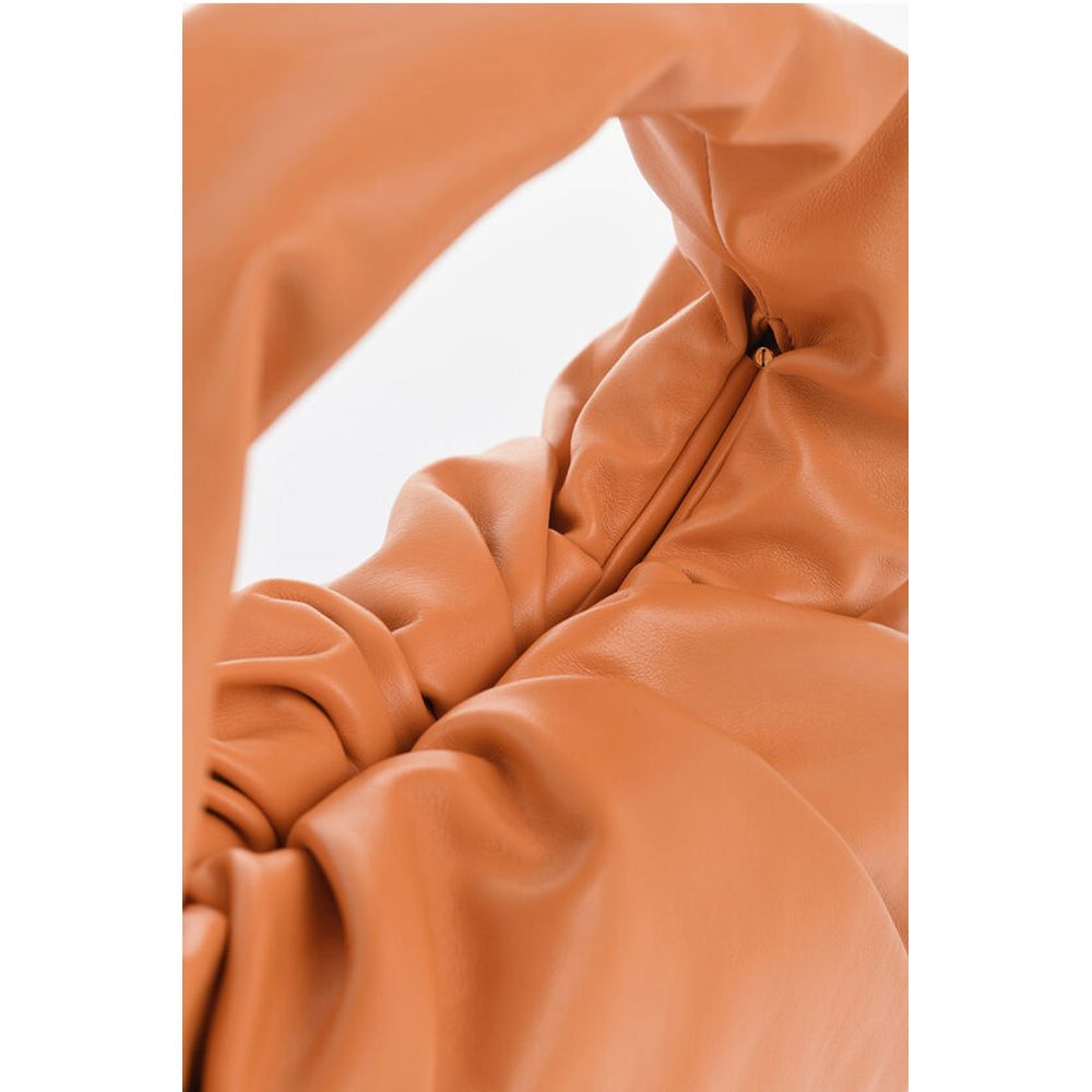 Bottega Veneta Orange Cowhide Tote Bag