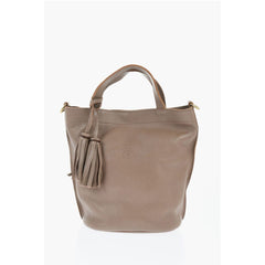 Il Bisonte Beige Leather Shoulder Bag