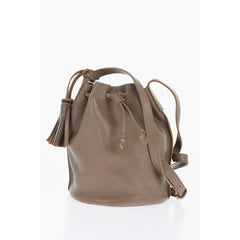 Il Bisonte Beige Leather Shoulder Bag