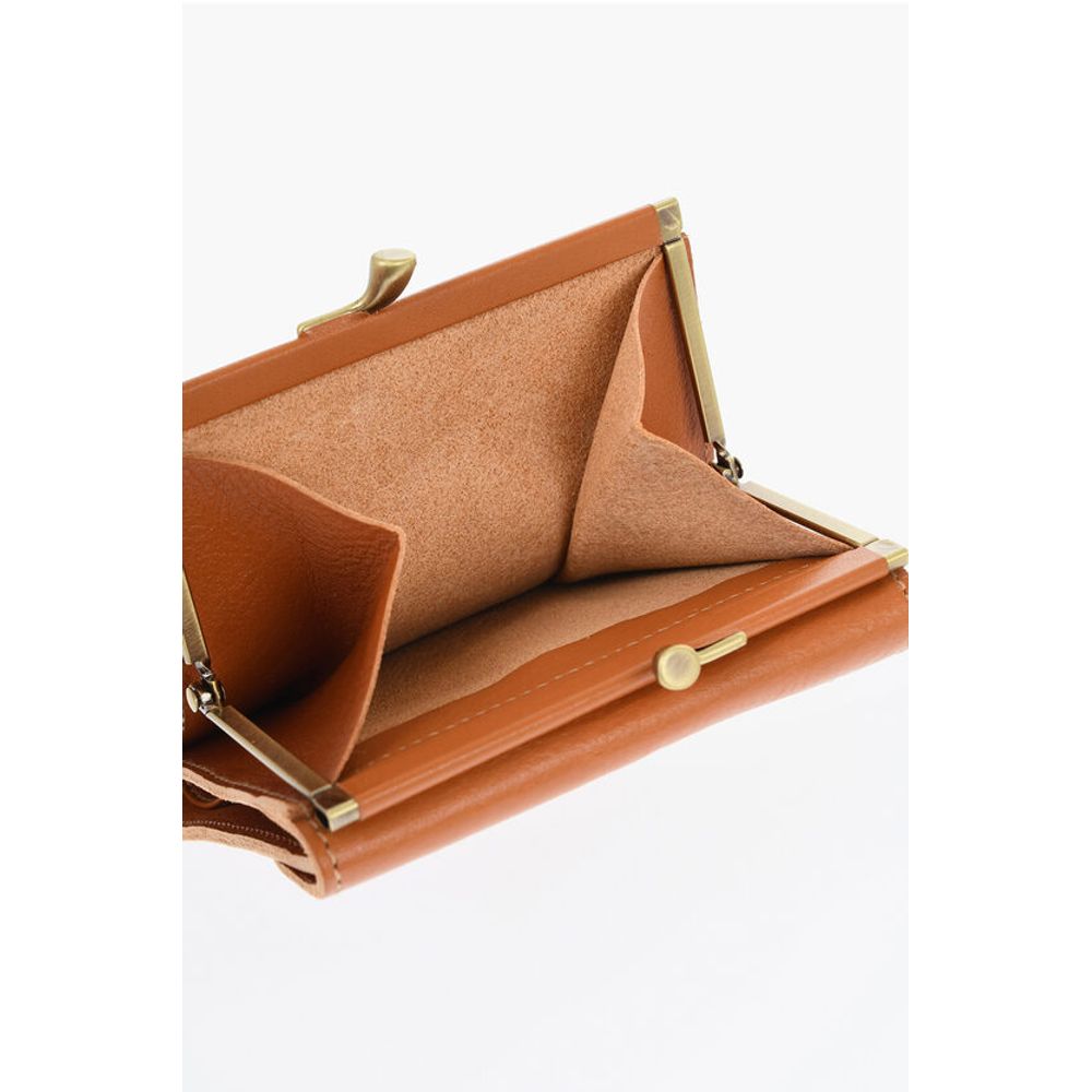 Il Bisonte Orange Leather Wallet