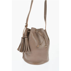 Il Bisonte Beige Leather Shoulder Bag