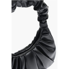 Jw Pei Black Polyurethane Shoulder Bag