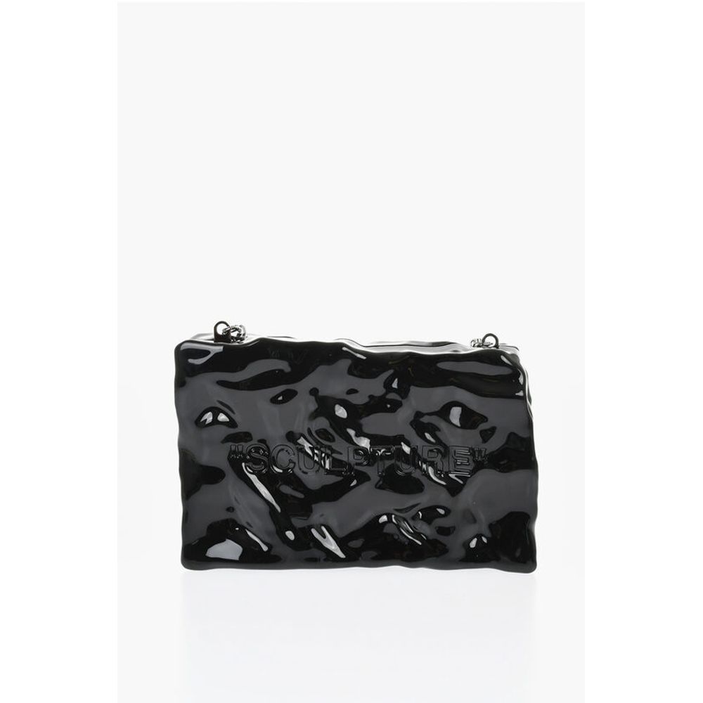 Off-White Black Plastic Tote Bag