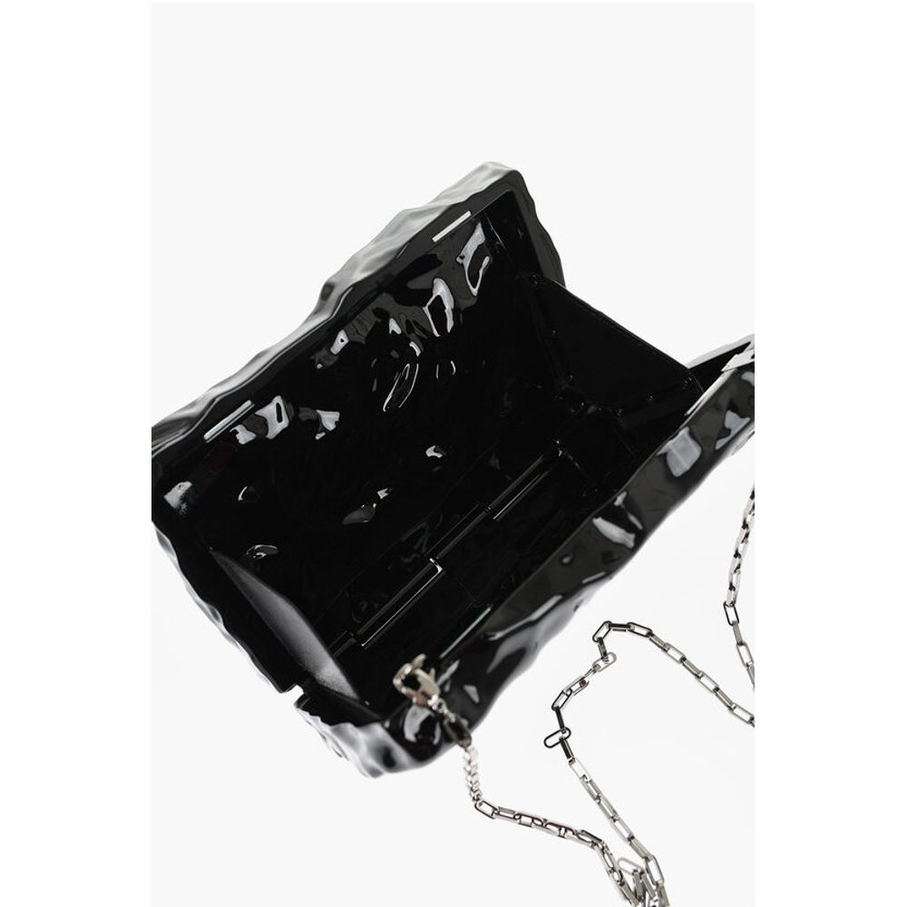 Off-White Black Plastic Tote Bag