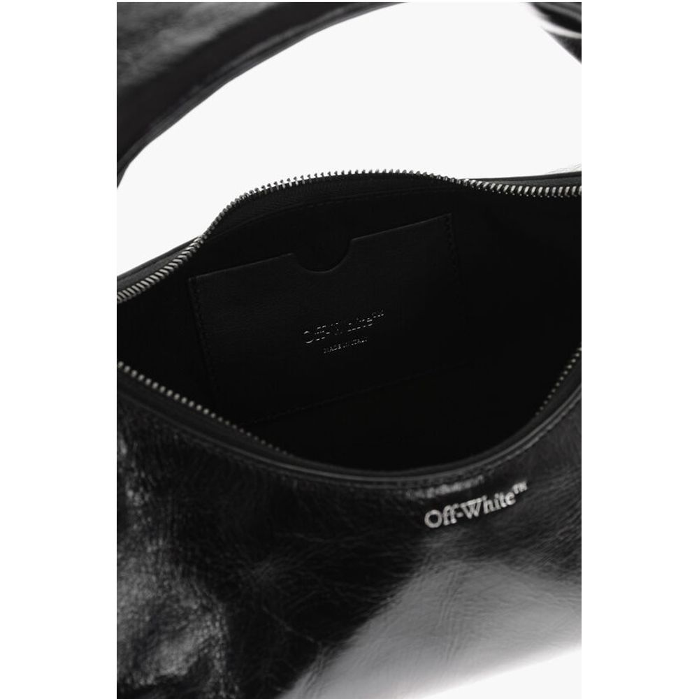 Off-White Black Calfskin Shoulder Bag