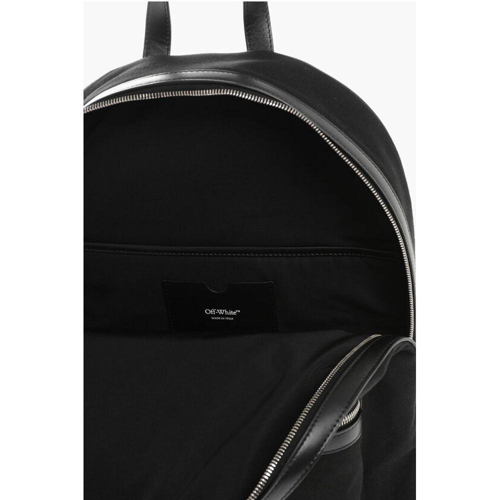 Off-White Black Polyethylene Backpack