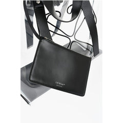 Off-White Black Polyester Tote Bag