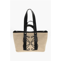 Off-White Bicolor Calfskin Tote Bag