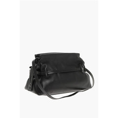 Off-White Black Lambskin Tote Bag