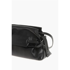 Off-White Black Lambskin Tote Bag