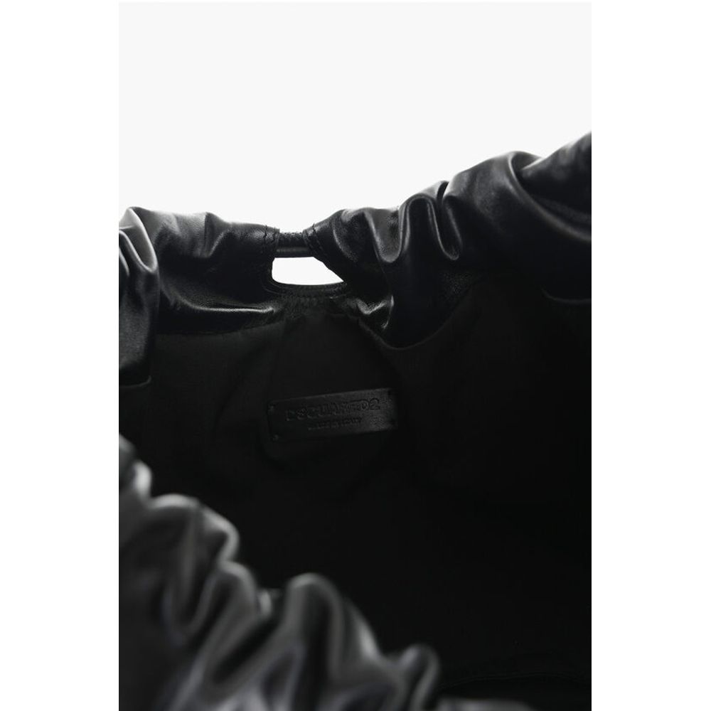Dsquared² Black Calfskin Tote Bag
