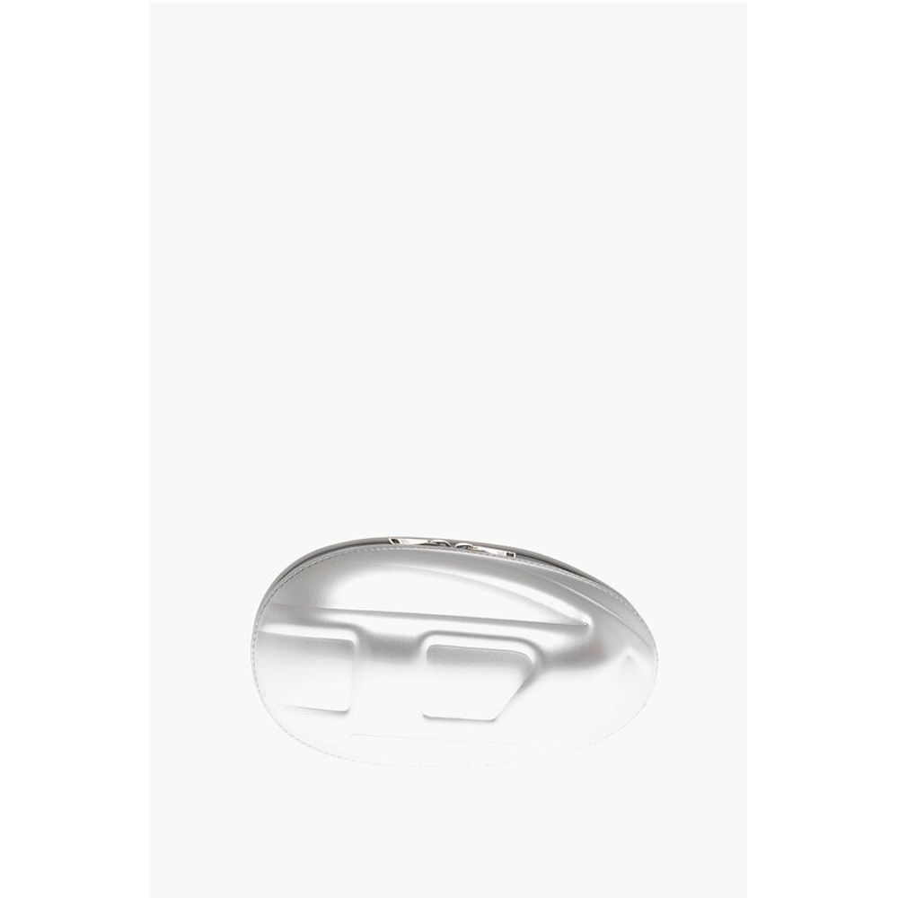 Diesel Silver Polyethylene Clutch Bag