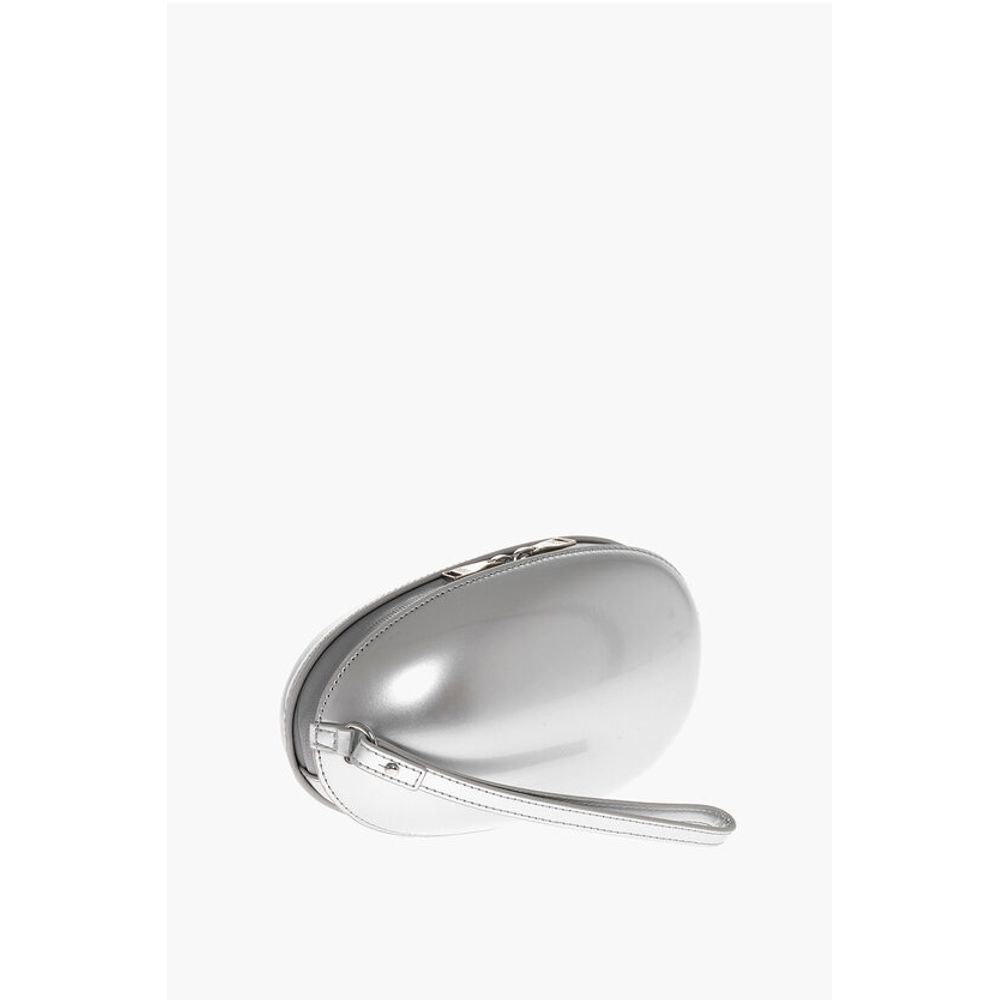 Diesel Silver Polyethylene Clutch Bag
