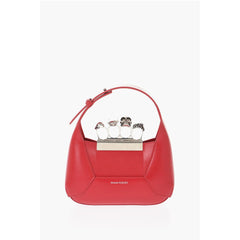 Alexander McQueen Red Calfskin Tote Bag