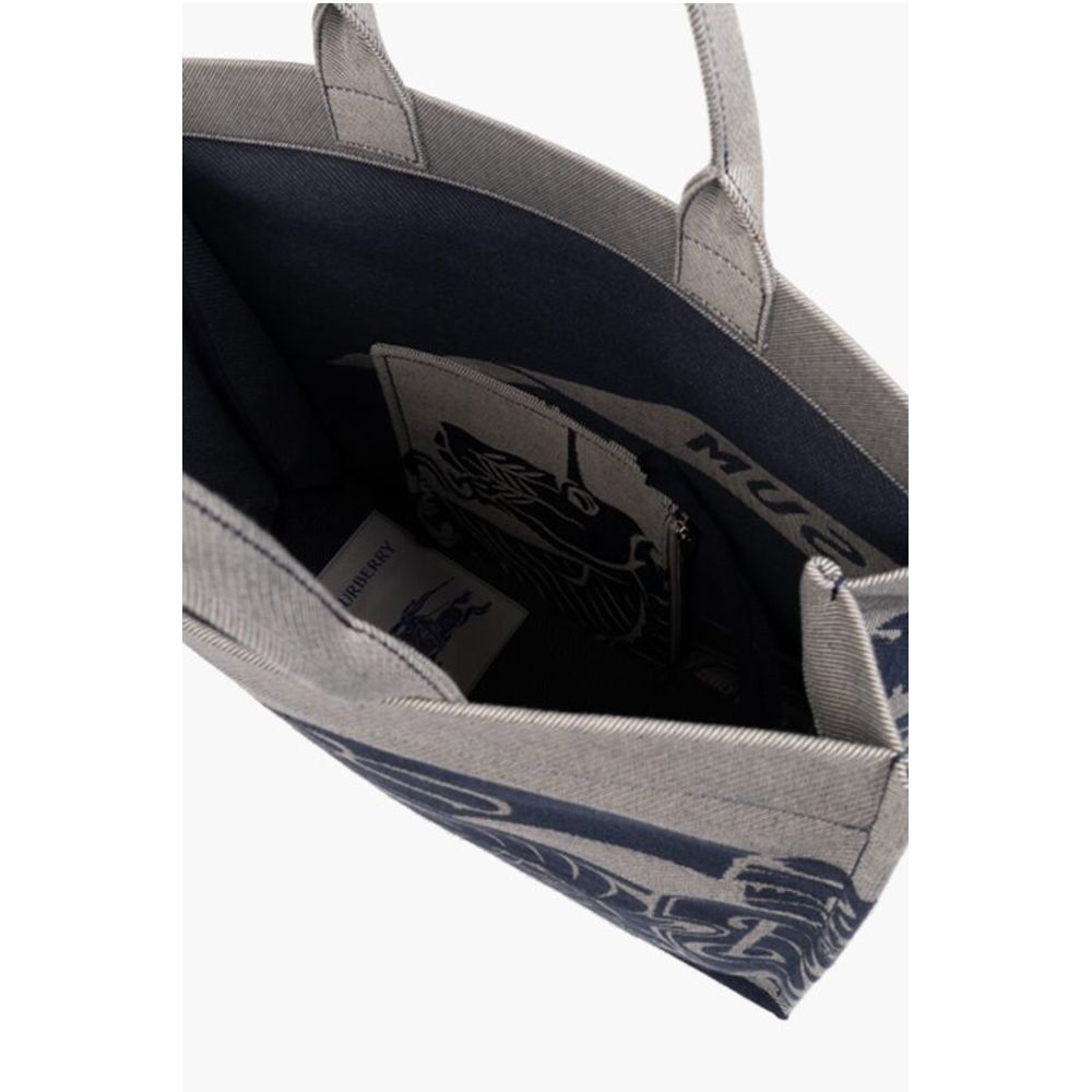 Burberry Bicolor Cotton Shoulder Bag